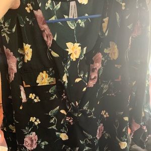 Floral 3X blouse